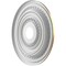 Ekena Millwork Cole PVC Ceiling Medallion (Fits Canopies up to 5 1/8"), Bright Coat Gold, 19"OD x 3 1/2"ID x 1"P CMP19COBGL - alternate 5